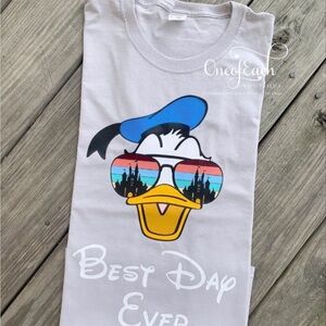 Donald Duck Best Day Ever Disney Tee